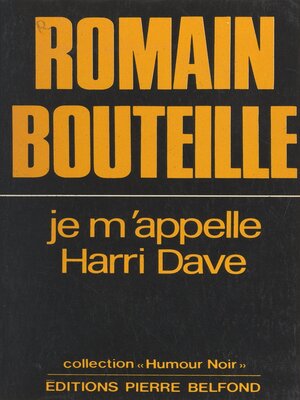 cover image of Je m'appelle Harri Dave